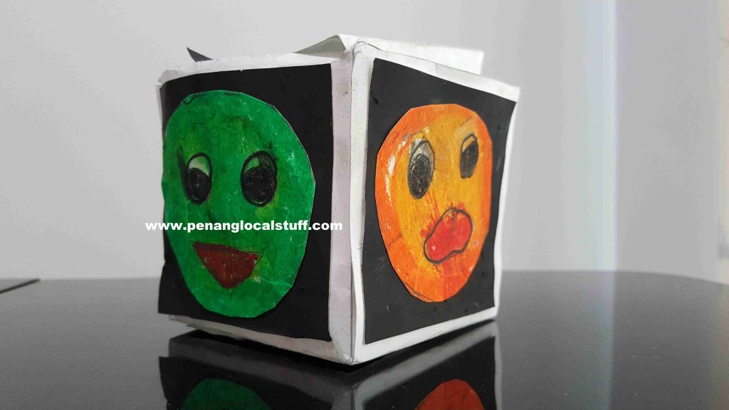 Art And Craft Smiley Cube
