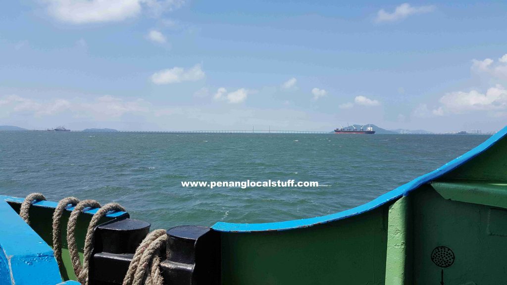 View Of Penang Bridge From Ferry