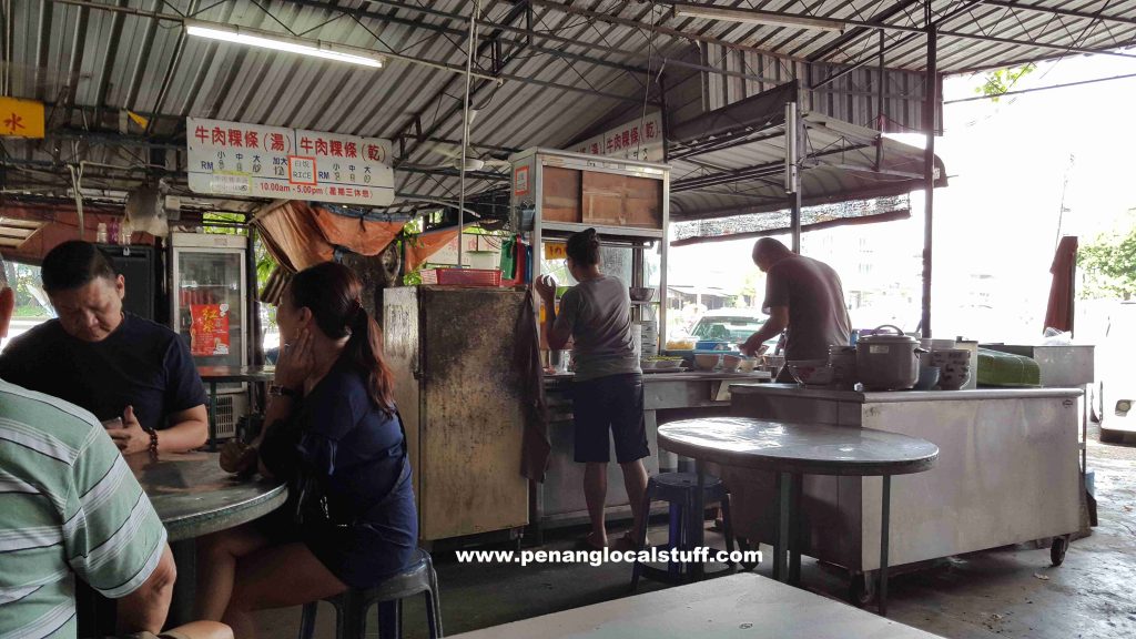 Beef Noodles Soup Stall Bukit Mertajam