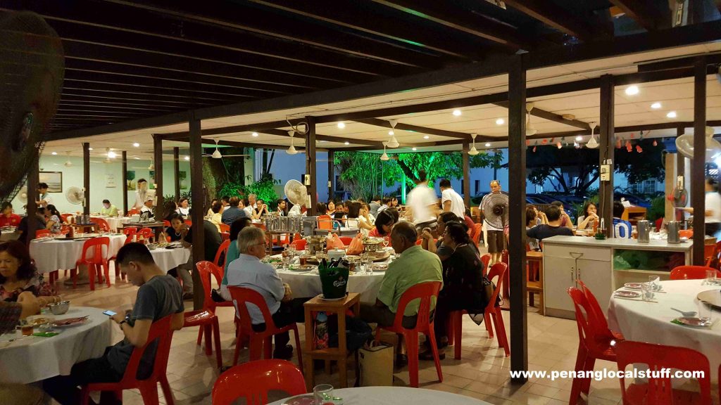 Inside Ocean Green Restaurant
