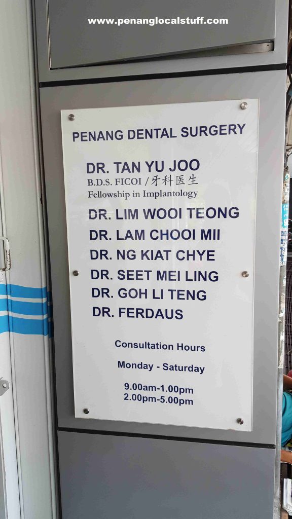 Penang Dental Surgery Dentists
