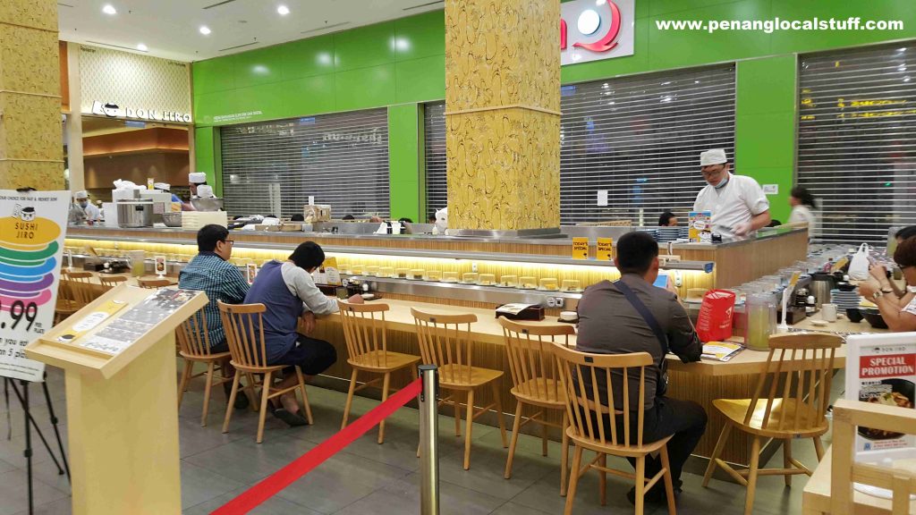 Sushi Jiro Gurney Plaza Dining Area