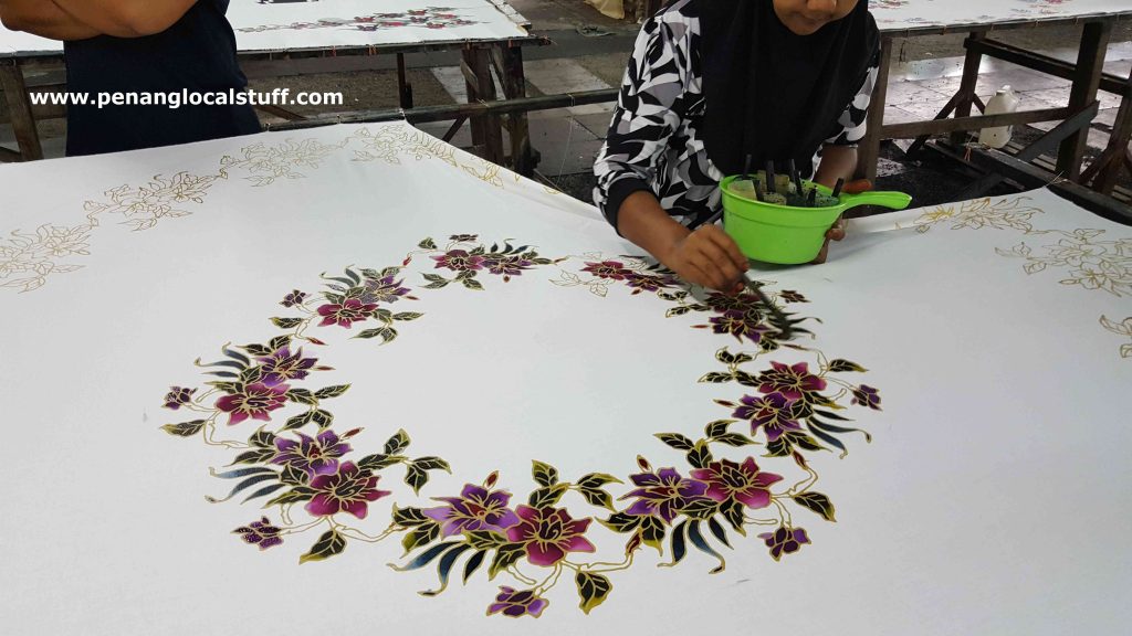 Batik Colouring At Craft Batik
