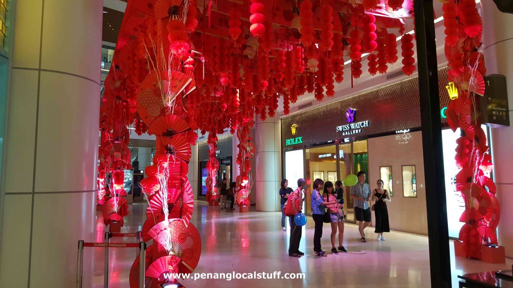 CNY Red Lanterns And Fans Decoration