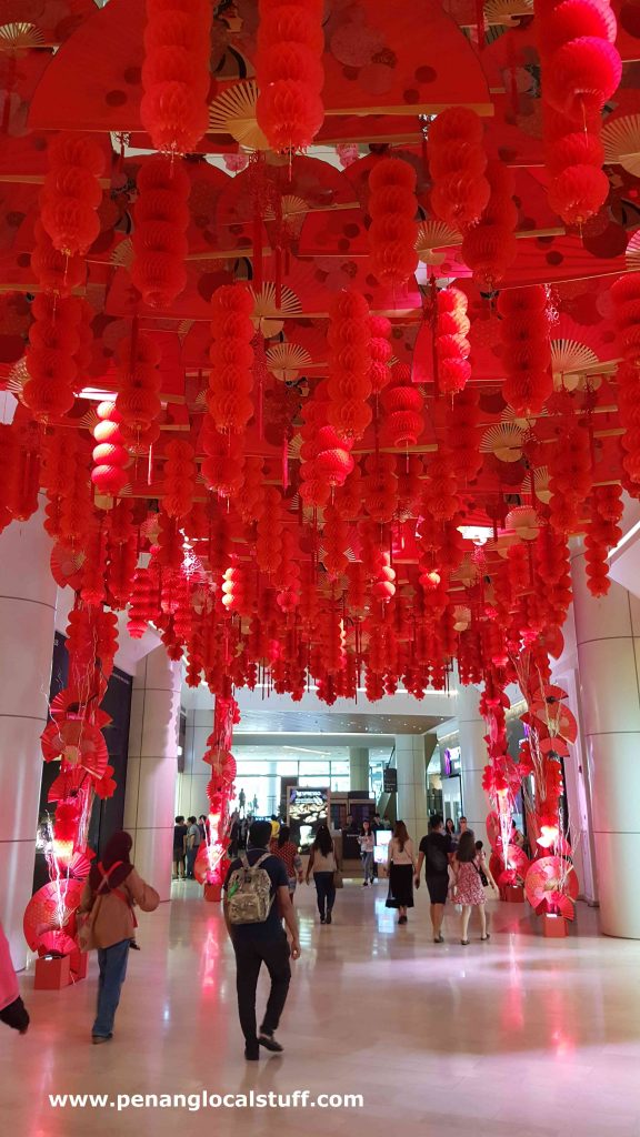CNY Red Lanterns And Fans Decoration