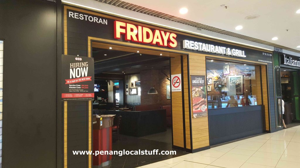 TGI Fridays Queensbay Mall Penang