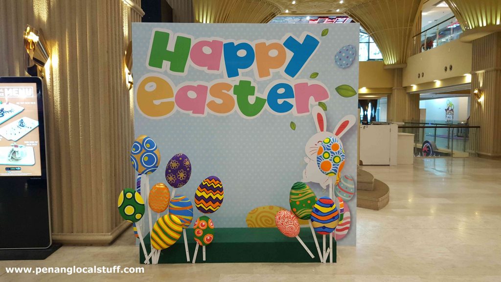 Decorated Happy Easter Backdrop
