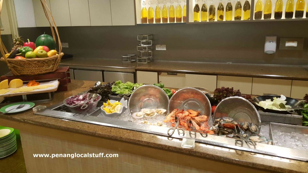 Garden Cafe Buffet Cold Seafood